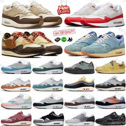 With box Running shoes Concepts Saturn Gold Baroque Brown Patta Black Blueprint Mellow Waves White mens trainers outdoor sports sneakerl8MG#