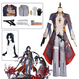 Honkai Star Rail Blade Cosplay Costume Wig Game Suit Handsome Men and Women Uniform Halloween Party Outfitcosplay