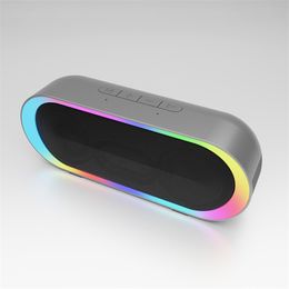 Protable Wireless Bluetooth Speaker Home Subwoofer Heavy Bass Speaker Audio Player Loudspeaker RGB Stereo Large Volume High Sound