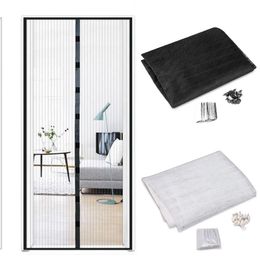 Sheer Curtains Premium Magnetic Screen Premium Summer Anti Mosquito Insect Fly Bug Curtains Automatic Closing Door Screens Mesh Net 100*210cm 231019