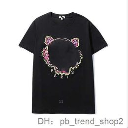 Women's T-shirt Men Women Shirt Summer Kenzo Style Tshirts Embroidery with Letters Loose Tees Trend Short Sleeve Shirts Tops Asian Size 12 LNG7