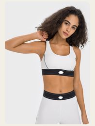 fashion Sports Bra Adjustable Shoulder Strap Elastic Waist Training Yoga Pants Women Activewear Set