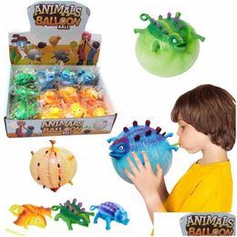 Finger Toys Finger Toys Styledinosaur Squishy Anti Inflatable Animal Toy Squeeze Soft Ball Balloon Cute Funny Kids Gifts Halloween Toy Dhje7