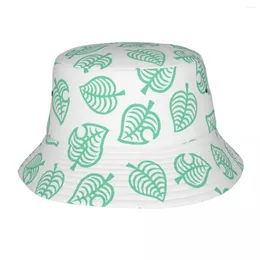 Berets Unisex Bucket Hat Animal Crossing Spring Headwear Packable Camping Fishing Cap Bob Drop