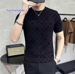 Summer new Mens black T-Shirts printed Short Sleeves 3D printed letters bees Men women Slim fit Streetwear T Shirt Tee Homme pluz size Tshirt 4XL