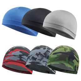 Cycling Caps Masks Quick Dry Helmet Cycling Cap Anti-UV Anti-Sweat Sports Hat Motorcycle Bike Riding Bicycle Cycling Hat Unisex Inner Cap Outdoor 231019