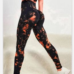 Womens Leggings Tie Dye Seamless Women for Gym Yoga Pants Push Up Workout Sports High Waist Tights Ladies Fitness Clothing 231018