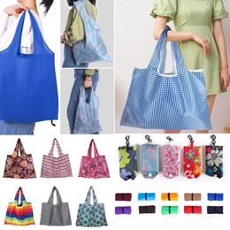 Storage Bags 1pc Foldable Large Shopping Bag Reusable Eco Grocery Package Beach Toy For Groceries Recyclable Tote Pouch