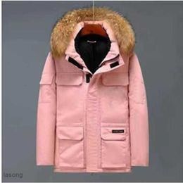 Men's Down Parkas Jackets Winter Work Clothes Jacket Outdoor Thickened Fashion Warm Keeping Couple Live Broadcast Canadian Goose Coat Goodee1v6