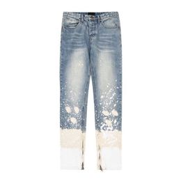 Men's Plus Size Pants Men's Jeans Full Stamped Letter Printing Women's Men's Hip-hop Fashion Casual Pants 8k9a2467