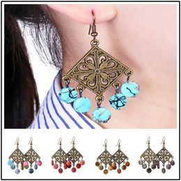 Dangle Earrings Antique Model Fashion Dropping Earring For Women Fine Jewelry Tassel Style Ethnic Bohemian As Gift Coming 2023