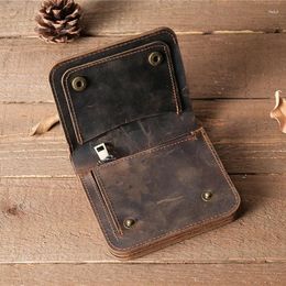 Wallets Handmade Vintage Genuine Leather Wallet For Men With Coin Pocket Customised Mens Zipper