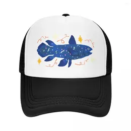 Ball Caps Starry Coelacanth Baseball Cap Beach Outing Custom Hats Fashion Trucker Men'S Hat Luxury Women'S