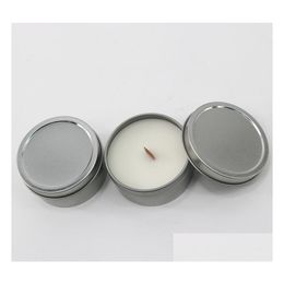 Candles Soy Wax Candle Natural Plant Eco Friendly Bougie With Scented Tinplate Cans Package Candles Pollution Home Garden Home Decor Dhwig