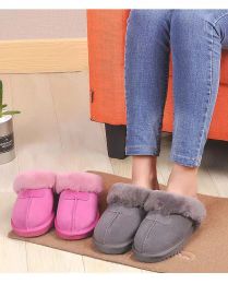 Designer cotton slippers men women snow boots warm casual indoor Pyjamas party wear non-slip cotton drag shoes size 35-45