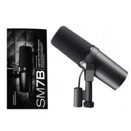 Top Quality SM7B Professional Cardioid Dynamic Microphone Studio Selectable Frequency Response Mic for Game TV Live Vocal 12 LL