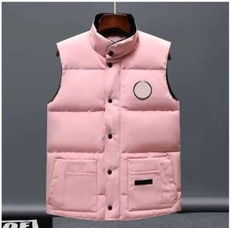 2024 Designer Down Vest Pocket Jackets Parkas Long Sleeve Zipper Badges Men Downs Casual Coat Canadian Goose Tops Outwear Multiple Colour8vvp