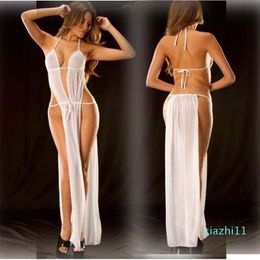 fashion-Luxury Ladies Sexy Lingerie Set Sexy Pyjamas Designer Lace Backless Dress Home Date French Romantic Dress Backless dress245o