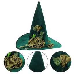 Halloween Toys Role Play Outfits Vine Witch Hat Ornament Halloween Flower Design Pointy Festival Adornment 231019