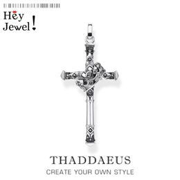 Pendant Necklaces Majestic Cross & Crown 2022 Jewellery Europe 925 Sterling Silver Symbolism Promises Shield And Certaint Gift F240L