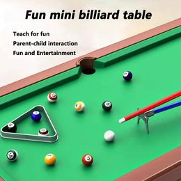 Other Toys Board Games Boys Mini Pool Table Billiards Snooker Toy Party Montessori Sports Table Game Kids Toy Parent Child Interaction Gift 231019