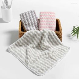 Towel Soft Hand Stripe Face Microfiber Fabric Baby Hanging Bathing For Bathroom Kitchen Quick Dry