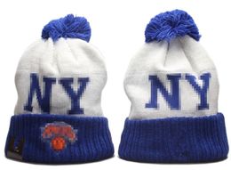 Knicks Beanies New York North American BasketBall Team Side Patch Winter Wool Sport Knit Hat Skull Caps A0