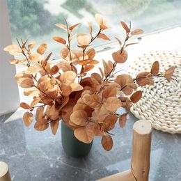 Christmas Decorations Wedding Decoration Apple Leaves Artificial Plant Fake Flowers Green Crafts Autumn Home 231018