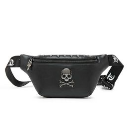 Creative Chest Bag Men's Fashion Brand Mobile Phone Waist Bag Street New Rivet Men's Small One Shoulder Messenger Bag Women 230915