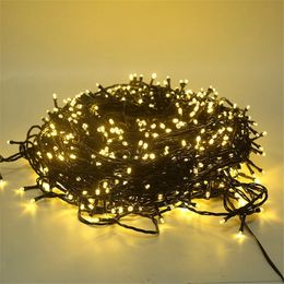 Christmas Decorations PAMNNY 10/20/30/50M LED Christmas String Lights 8 Modes Fairy Garden Lights Garlands for Home Xmas Tree Wedding Party Decoration 231019