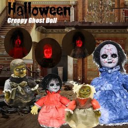 Halloween Toys Halloween Ghost Doll Props Voice Control Walking Doll Toys For Halloween Horror Costumes Creepy Holiday Prank Spooky Decoration 231019