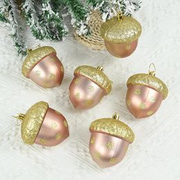 Christmas Decorations Christmas Hazelnuts Balls Christmas Pendants Acorns Rustic Farmhouse Xmas Tree Pinecone Hanging Ornament Fall Home Decoration 231019