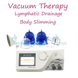 Lymphatic Drainage Vacuum Therapy Machine Skin Tightening Cellulite Reduction Body Slimming Body Massage Vacuum Cupping Machine