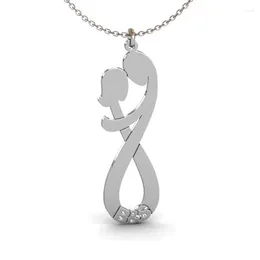 Pendant Necklaces Couple Charms His And Her Initial Two Infinity Nameplate Valentines Day Gift Necklace 1pcs