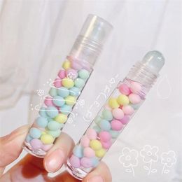 Lip Gloss Girls Care Hydrating Moisturizing Nourish Cosmetics Mirror Oil Color Ball Roll-on