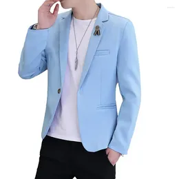 Men's Suits Boutique Fashion Trend Gentleman Comfortable And Handsome Small Suit Jacket Trendy Teenagers Slim Fit Thin Men