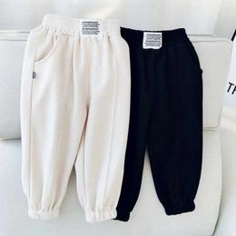 Trousers 2023 fall Children Loose Toddler Boy autumn Winter baggy Pants baby girl Fashion Sports Casual Middle School Students 231018