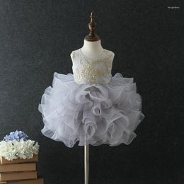 Girl Dresses Ball Gown Baby Tutu Blue Wedding Princess Vestidos Clothes Girls Of 1 2 3 4 5 Years Old RBF184024