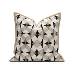 Pillow Abstract Geometric Pillows Texture Case Decorative Cover For Sofa 45x45 Luxury Soft Living Room Home Decorate