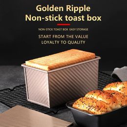 Baking Moulds Loaf Pan Bakeware Mould Moulds Cover Rectangular Baking Non-sticky Coating Heighten Thicken Pans Holder for Bread Cake Pastry 231018