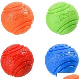 Dog Toys Chews Pet Ball Bouncy Rubber Solid Resistance To Chew Outdoor Throwing And Reery Training For Dogs Drop Delivery Home Gard Dh6Hr