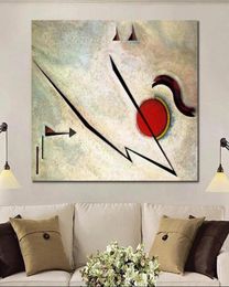 High Quality Hand Painted Wassily Kandinsky Painting Reproduction Oil On Canvas Abstract Art Home Decor Modern art Broken Line9052351