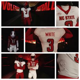 Bradley Chubb lkem Ekwonu 2023 NC State Jersey Custom Stitched Mens Youth Kyle Bambard AJ Cole lll Woody Cornwel Ryan Finley NC State Wolfpack Football Jerseys