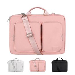 Laptop Bags Waterproof Laptop Bag 13.3 14 15.6 16 Inch Notebook Shoulder Case For Macbook Air Pro Cover Sleeve Handbag Women Men Briefcase 231019