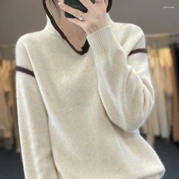 Women's Sweaters Autumn Hoodie Wool Knit Long Sleeve Sweater Fashion Warm Top Simple And Clean Outwear Selling Style