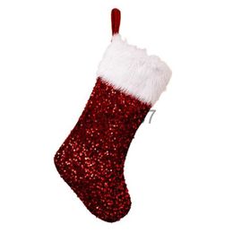 Christmas Decorations Christmas stockings sequin stockings Christmas cute gift bags children's fire-resistant trees Christmas decorations direct shipping x1019