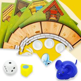 Other Toys Mouse Cheese Color Cognitive Intelligence Parent-child Interaction Family Gathering Multiplayer Board Game 231019