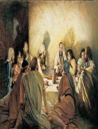 Last Supper Famous Oil Painting Classic Christian Posters and Prints Canvas Wall Art Pictures for Living Room Modern Home Decor1602099