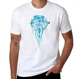 Men's Polos Jellyfish T-Shirt Oversized T Shirts Vintage Shirt Mens Casual Stylish