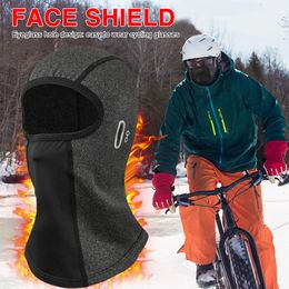 Cycling Caps Masks Cycling Cap Winter Warm Running Scarf Balaclava Face Cover Headwear Motorcycle Helmet Liner Hat Men Fishing Ski Mask Warmer Hat 231019